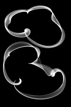 Abstract ribbon frames Stock Illustration