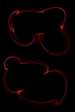 Abstract ribbon frames Stock Illustration