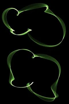 Abstract ribbon frames Stock Illustration