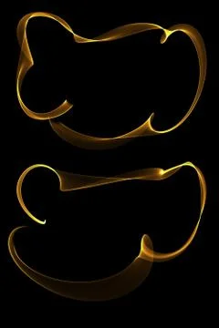 Abstract ribbon frames Stock Illustration