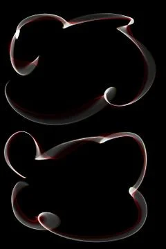 Abstract ribbon frames Stock Illustration