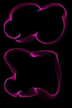 Abstract ribbon frames 스톡 일러스트