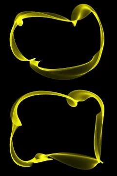 Abstract ribbon frames Stock Illustration