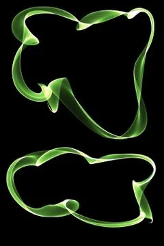 Abstract ribbon  frames Stock Illustration