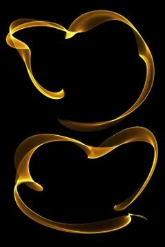 Abstract ribbon frames Stock Illustration