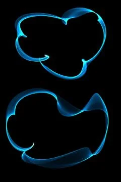 Abstract ribbon  frames Stock Illustration