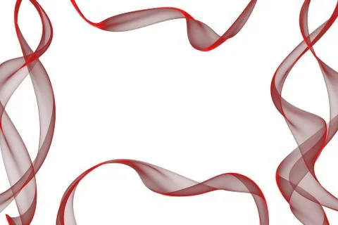 Abstract ribbon frames Stock Illustration