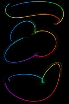 Abstract ribbon frames Stock Illustration