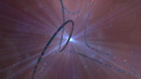 Abstract Ribbon Light Rays Flow Background 스톡 동영상 334787656