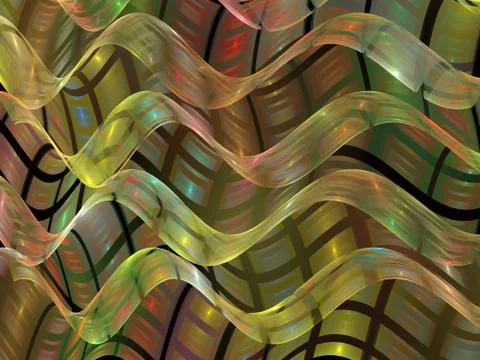 Abstract ribbon silky background. Stock-Illustration