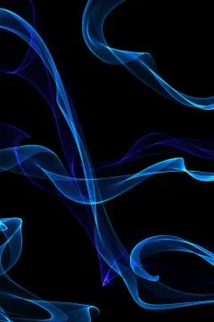 Abstract ribbon waves Stock Illustration