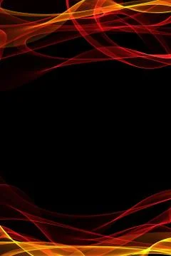 Abstract ribbon waves Illustrazione stock