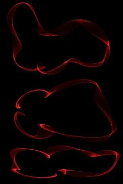 Abstract ribbon waves Illustrazione stock