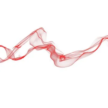 Abstract ribbon waves Stock Illustration