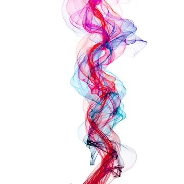 Abstract ribbon waves Illustrazione stock