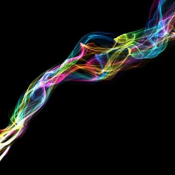 Abstract ribbon waves 스톡 일러스트