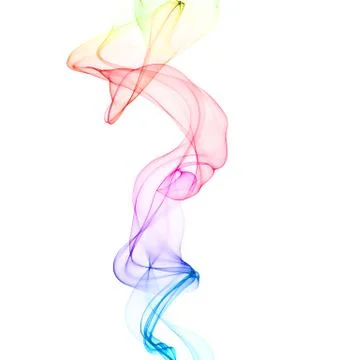 Abstract ribbon waves Illustrazione stock