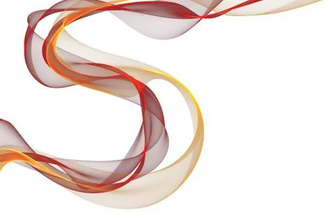 Abstract ribbons Stock Illustration