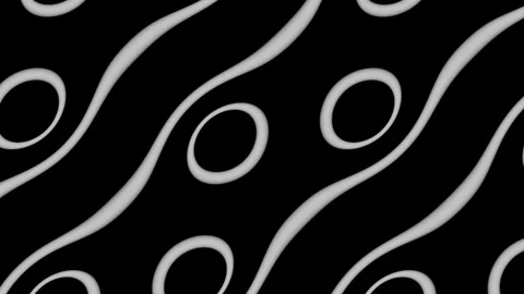 Abstract ring and stripe background. render Stock Footage 198631807