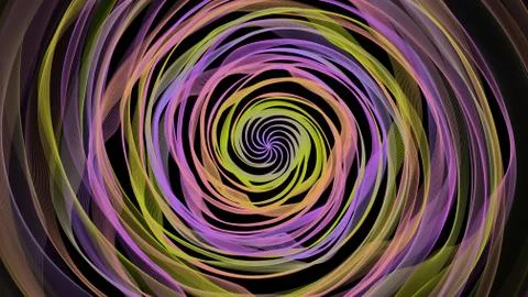 Abstract ring background with luminous backdrop. Stock Illustration