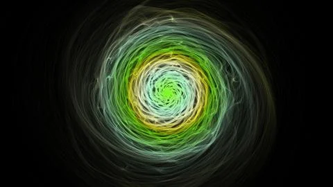 Abstract ring background with luminous backdrop. Stock Illustration