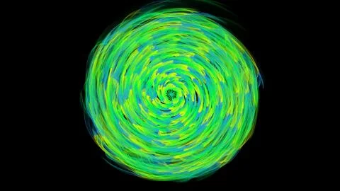 Abstract ring background with luminous backdrop. Stock Illustration