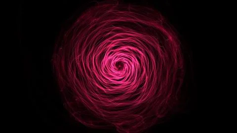 Abstract ring background with luminous backdrop. Stock Illustration