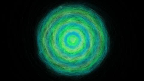 Abstract ring background with luminous backdrop. Stock Illustration