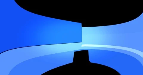 Abstract Ring Blue Stock Footage 112940479