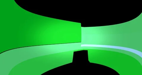 Abstract Ring Green Stock Footage 112940481