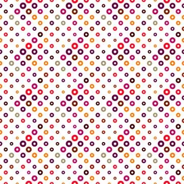 Abstract ring pattern background - colorful vector graphic design Stock Illustration
