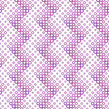Abstract ring pattern background - geometrical vector graphic design Stockillustratie