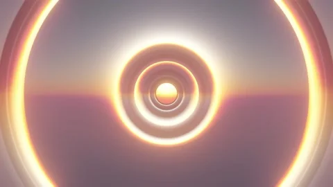 Abstract Ring Pulse Background Looped Animation. Stock Footage 134558847