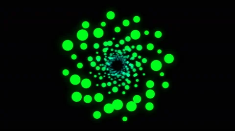 Abstract Ring Travel Animation - Loop Rainbow Stock Footage 45947030