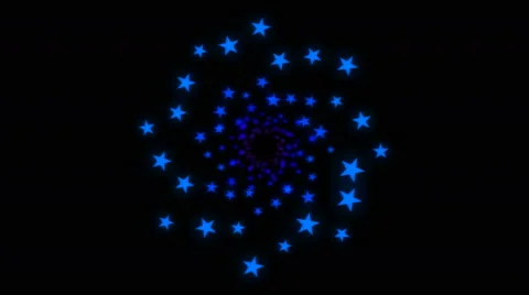 Abstract Ring Travel Animation - Loop Rainbow Stock Footage 45955725