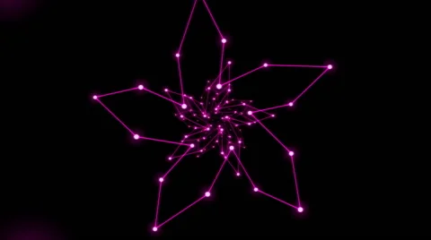 Abstract Ring Travel Animation - Loop Purple Stock Footage 45964589