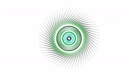 Abstract Ring Travel Animation - Loop Rainbow Stock Footage 57259563