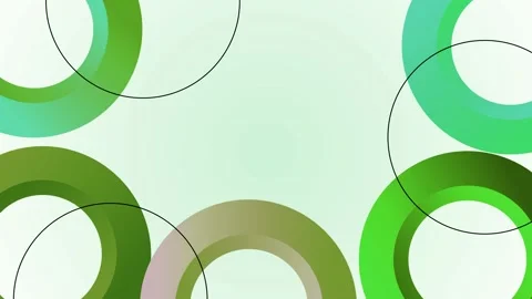 Abstract rings circles modern geometric design for wallpaper banner or post.. Stock Footage 337876635