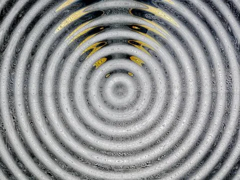 Abstract Ripple Circles Pattern with Concentric Texture for Modern Digital .. Stock Illustration