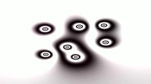 Abstract ripple effect on smooth white background for motion graphics Stock Footage 335462225