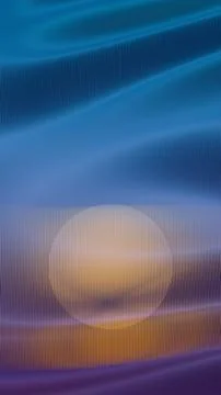 Abstract Ripple Pattern with Blue and Orange Gradients Stock-Illustration