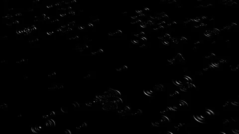 Abstract ripple surface animation with subtle circular wave on black background. Stock Footage 323182897