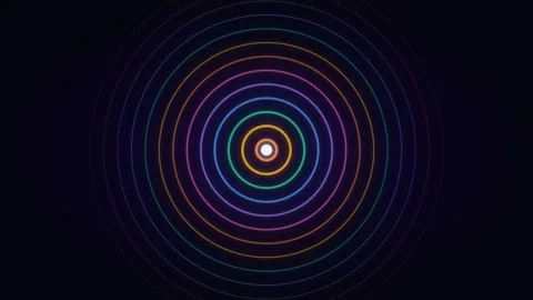 Abstract Ripple Waves Seamless Loop 4K — Expanding Circle Pulse Background 스톡 동영상 333780102