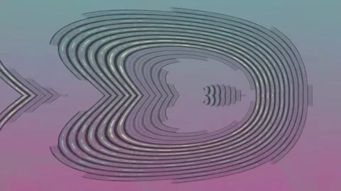 Abstract ripples background with soft gradient colors a symmetrical features Video stock 332254204
