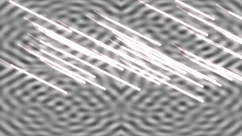 Abstract rippling ripple pattern with subtle light movement on gray backgroun Stock Footage 336885378