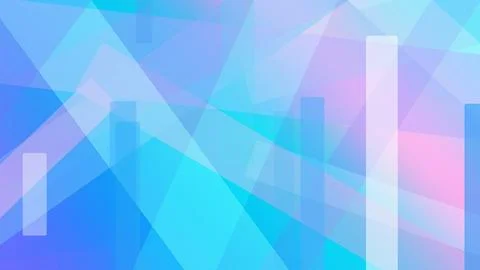 Abstract rising bar chart bars ascend over a pastel geometric gradient, cre.. Illustrazione stock