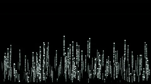 Abstract rising champagne bubbles Video stock 272816