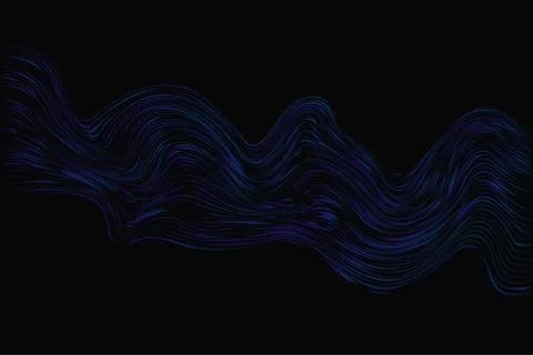 Abstract river flow vector background. Stock Illustration