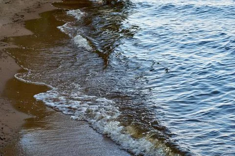 Abstract river surf in the foreground Stock Photos