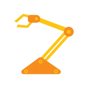 Abstract robot hand Stock Illustration